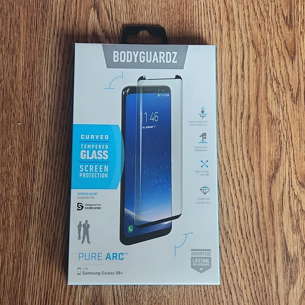 NIB BodyGuardz screen protector for Samsung Galaxy S8+